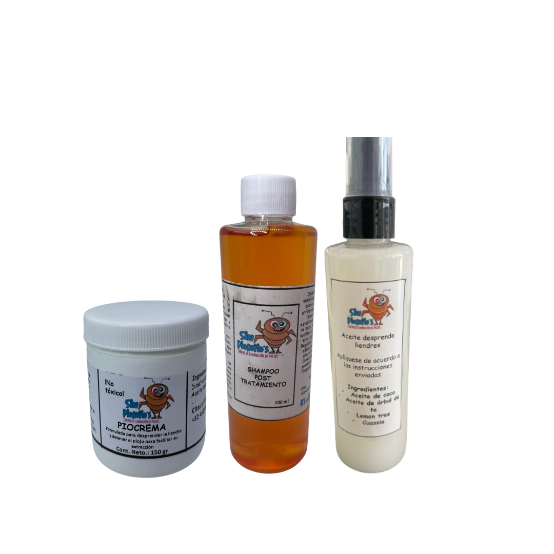 Kit Para Eliminación De Piojos